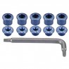Kettenblattschrauben Campa blau