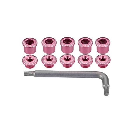 Woodman Kettenblattschrauben 2-Fach rosa